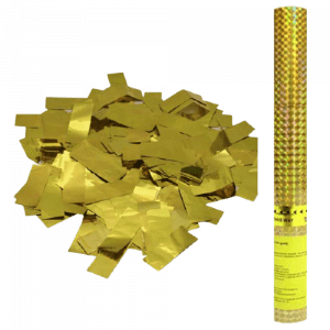 Пневмохлопушка «Пневмохлопушка в пластиковой тубе Золотое конфетти 60 см»